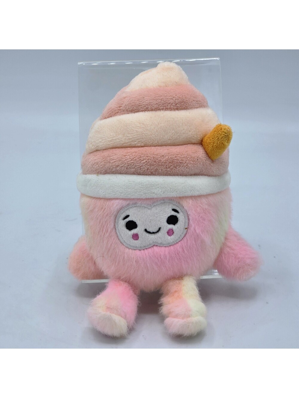 MM On The Go Mastermind Toys Pink Ice Cream Drink Plush Stuffed Toy